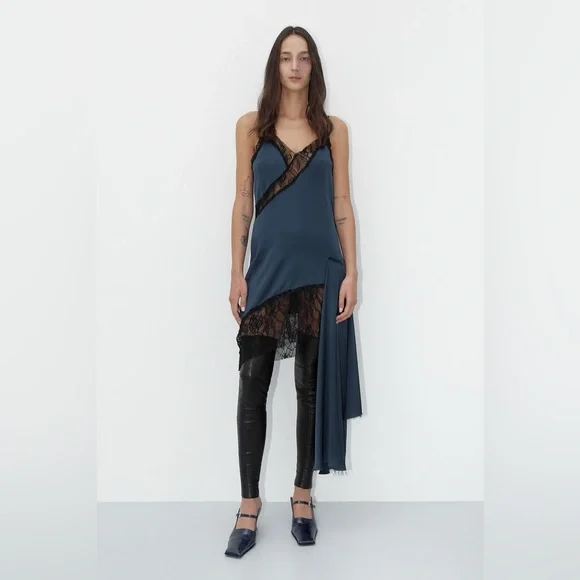 Miista ALDITH navy blue mules pumps cut out subversive designer sculpted - Picture 7 of 16